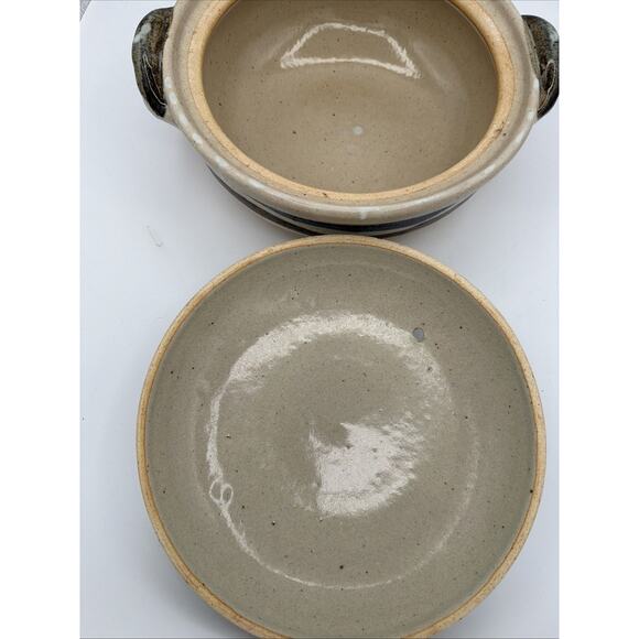 Otagiri "Horizon" 2.5 Quart Covered Casserole MCM Beige Brown Blue - Picture 4 of 11